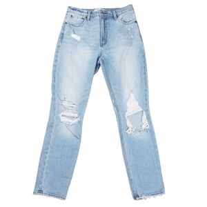Abercrombie & Fitch Distressed Skinny High Rise Jeans